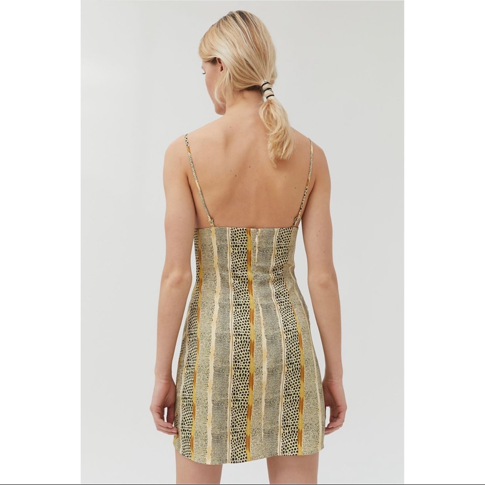 Urban Outfitters Gold and Black Mini Dress - Picture 2 of 7